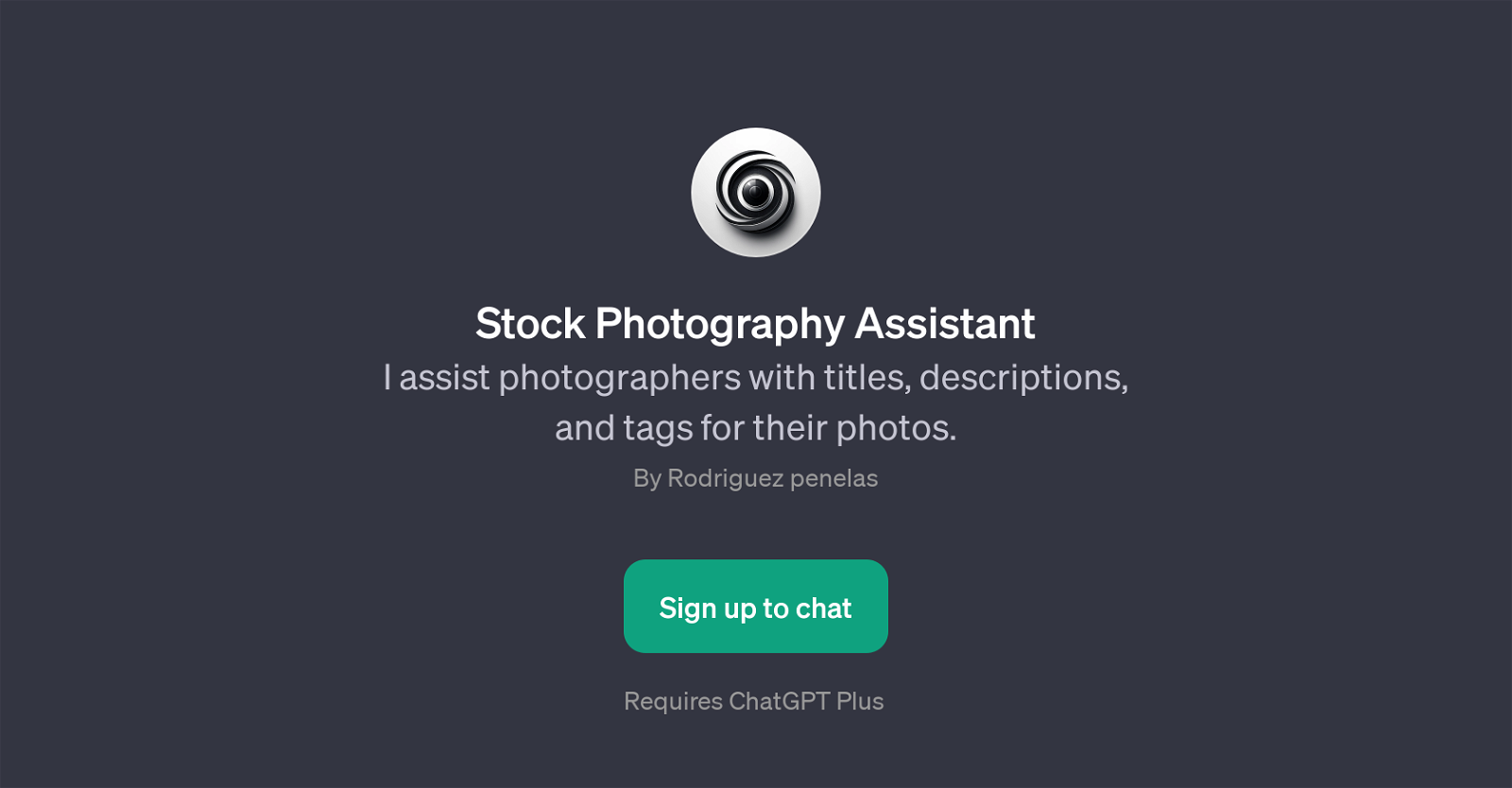 Stock Photography Assistant image