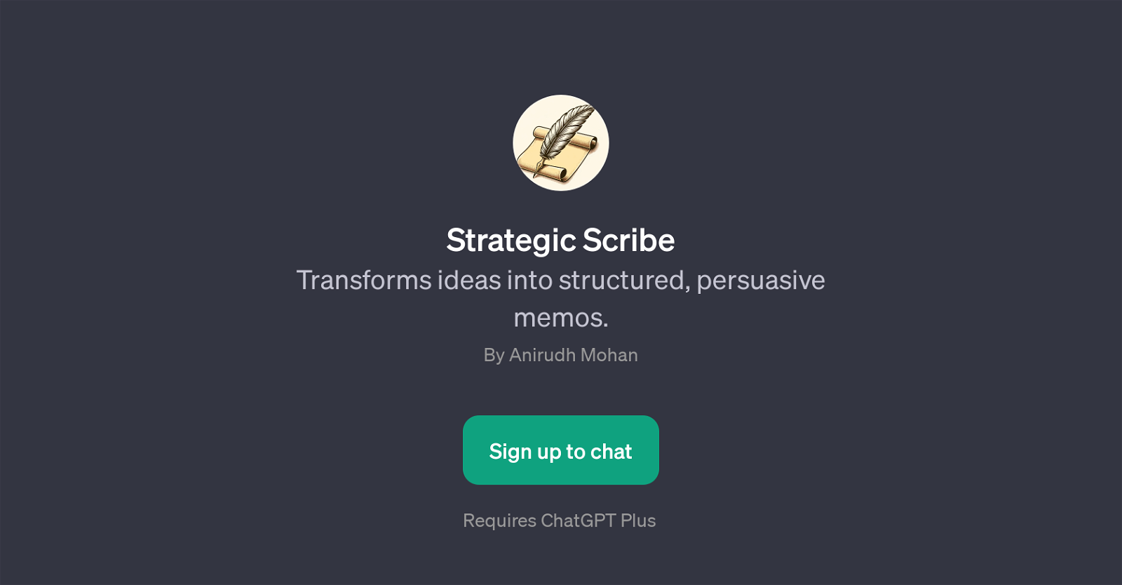 Strategic Scribe image