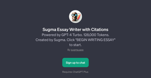 Sugma Essay Writer with Citations