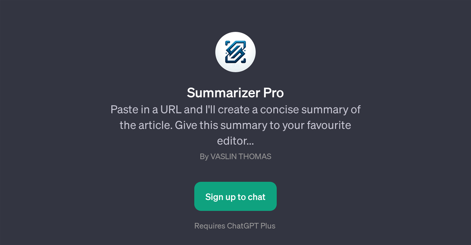 Summarizer Pro image