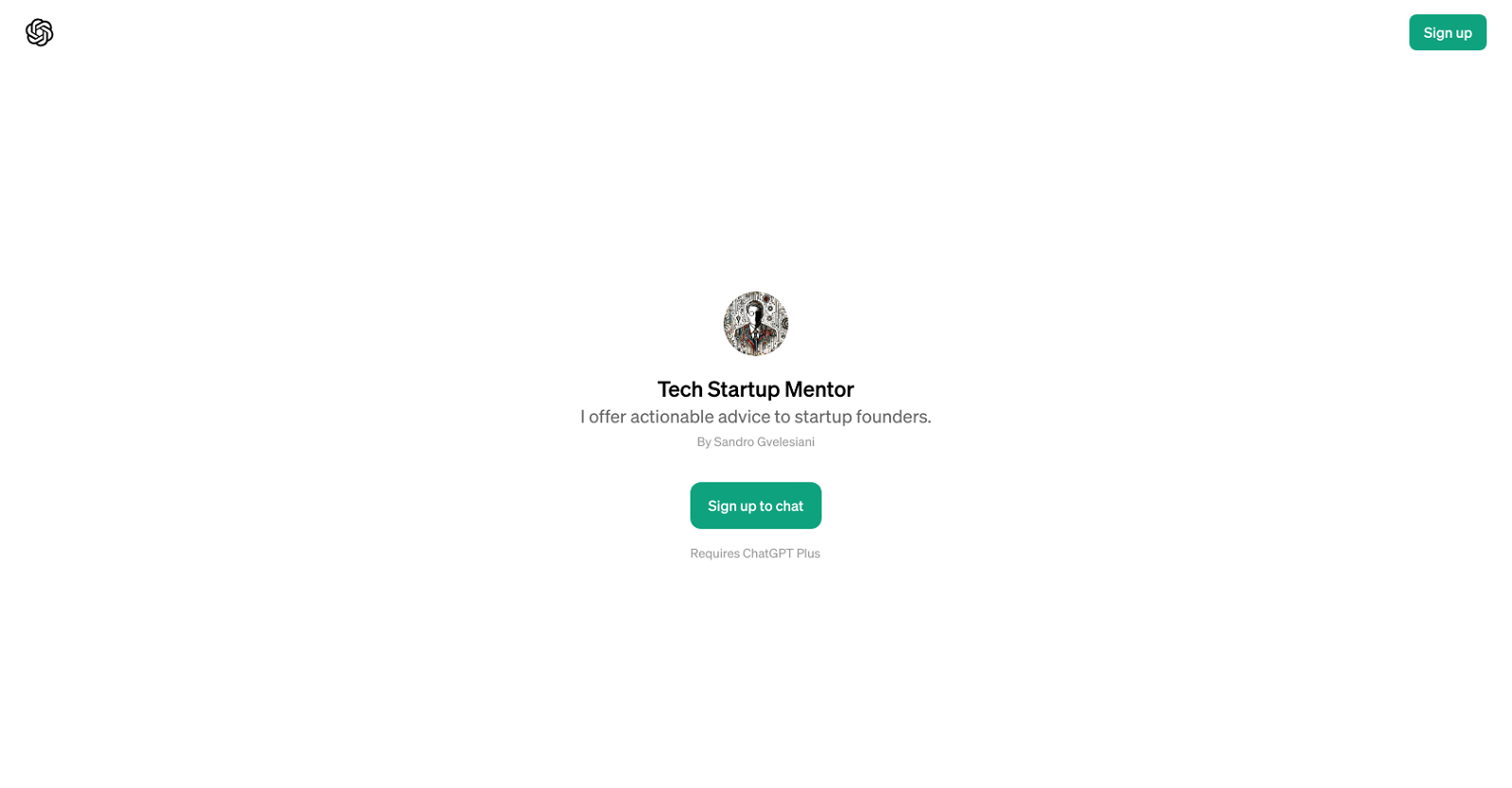 Tech Startup Mentor image