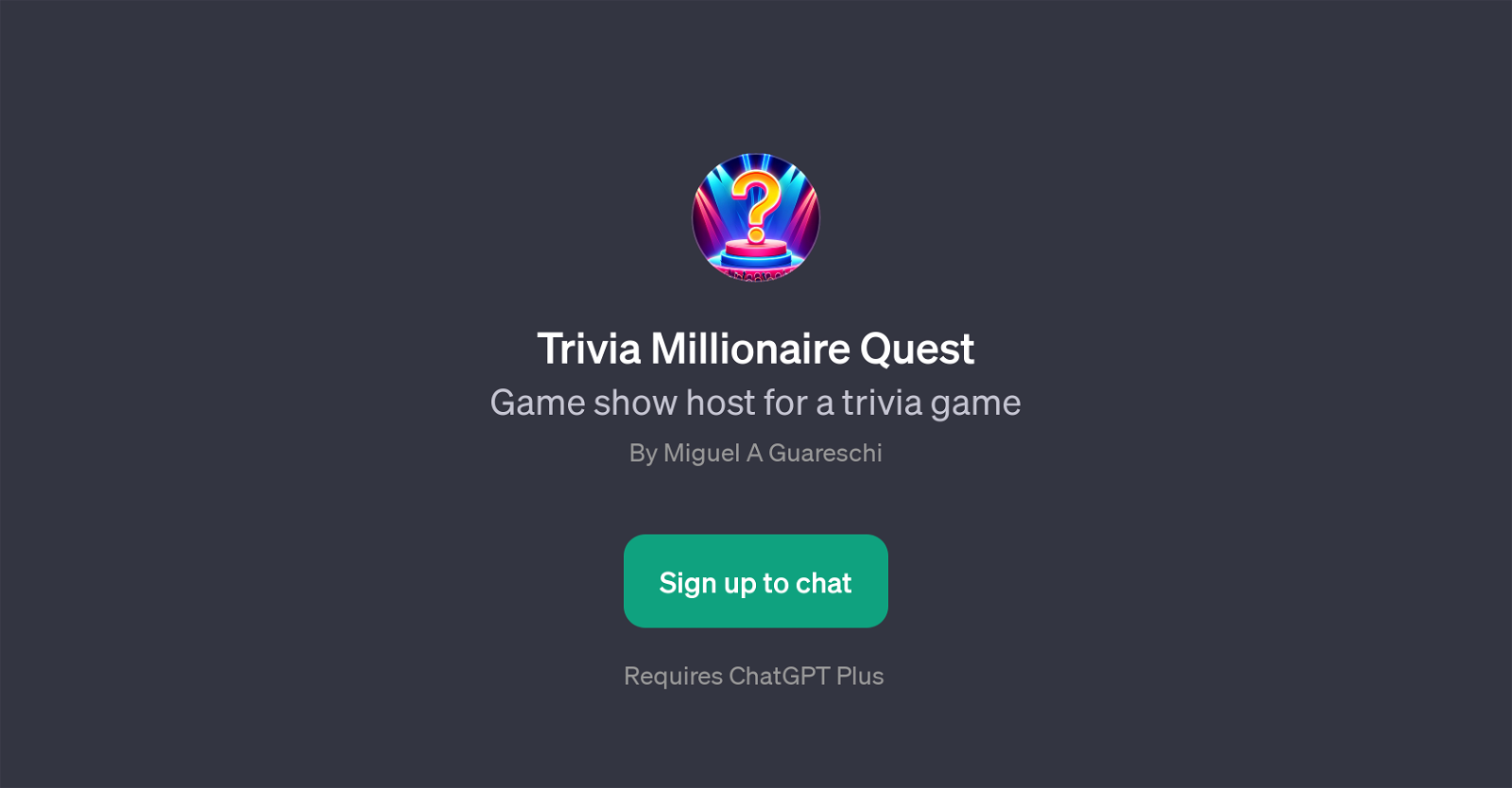 Trivia Millionaire Quest image