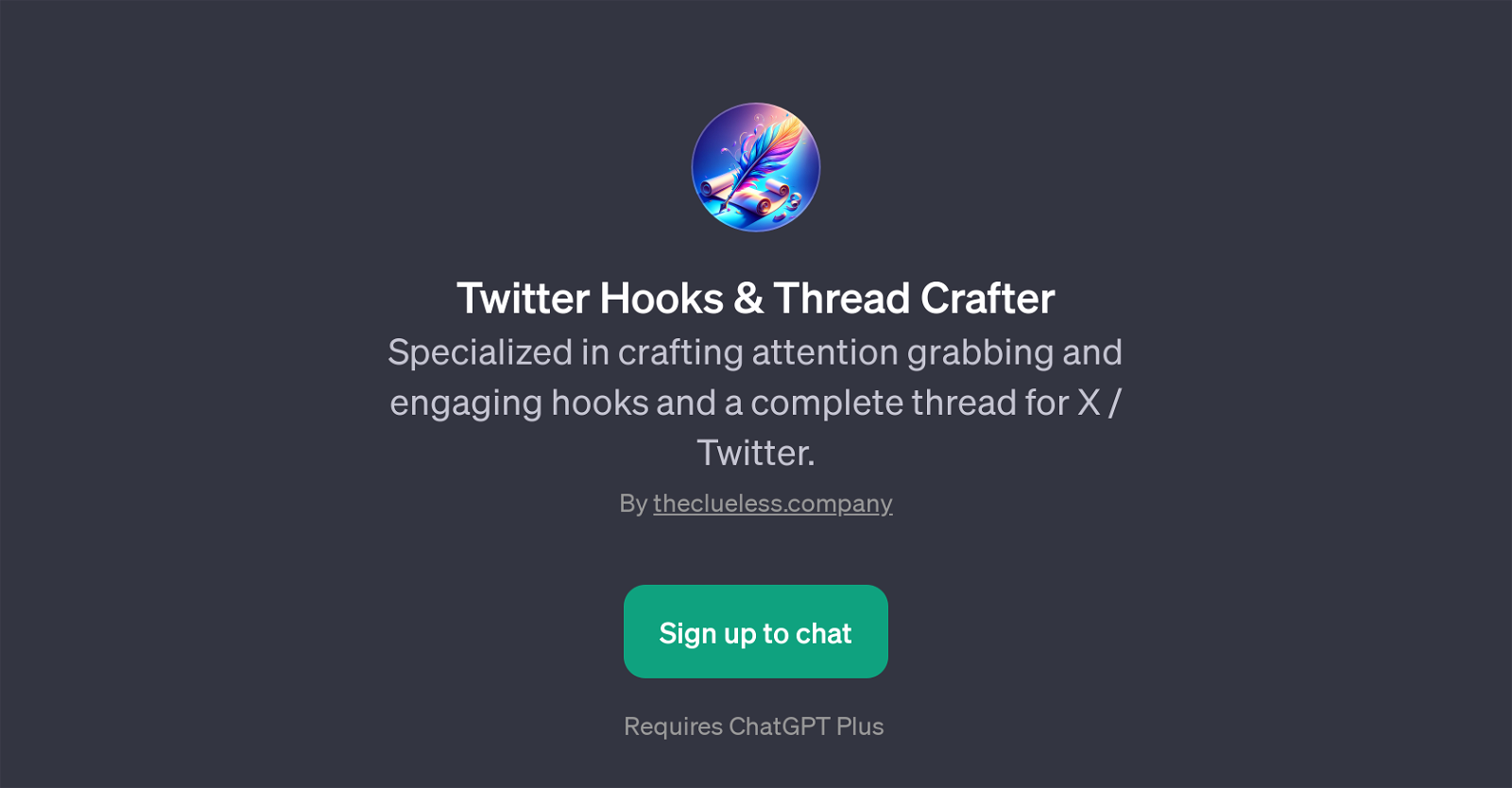 Twitter Hooks & Thread Crafter image