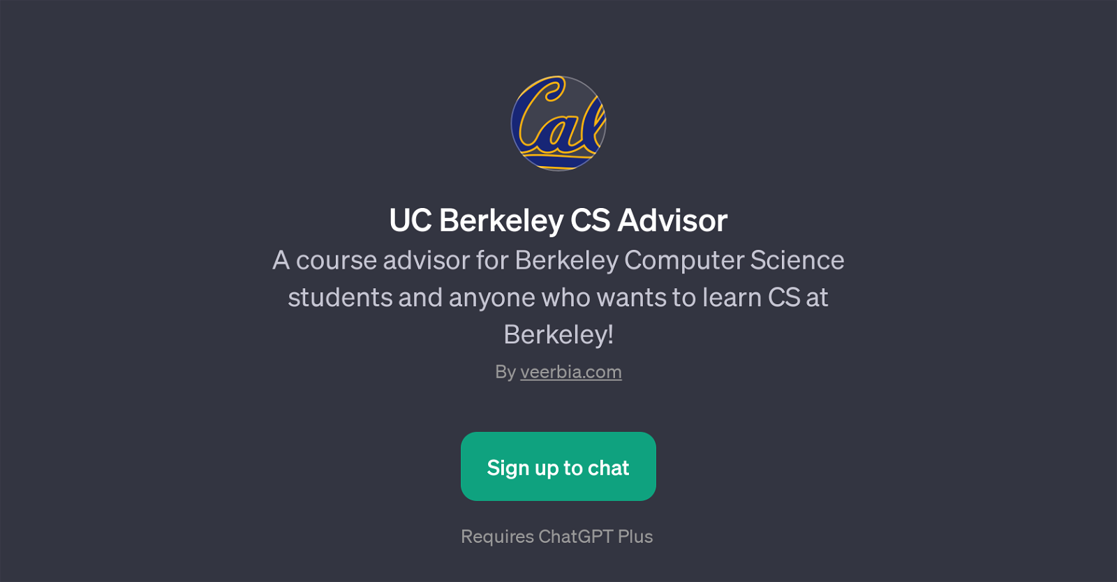 UC Berkeley CS Advisor image