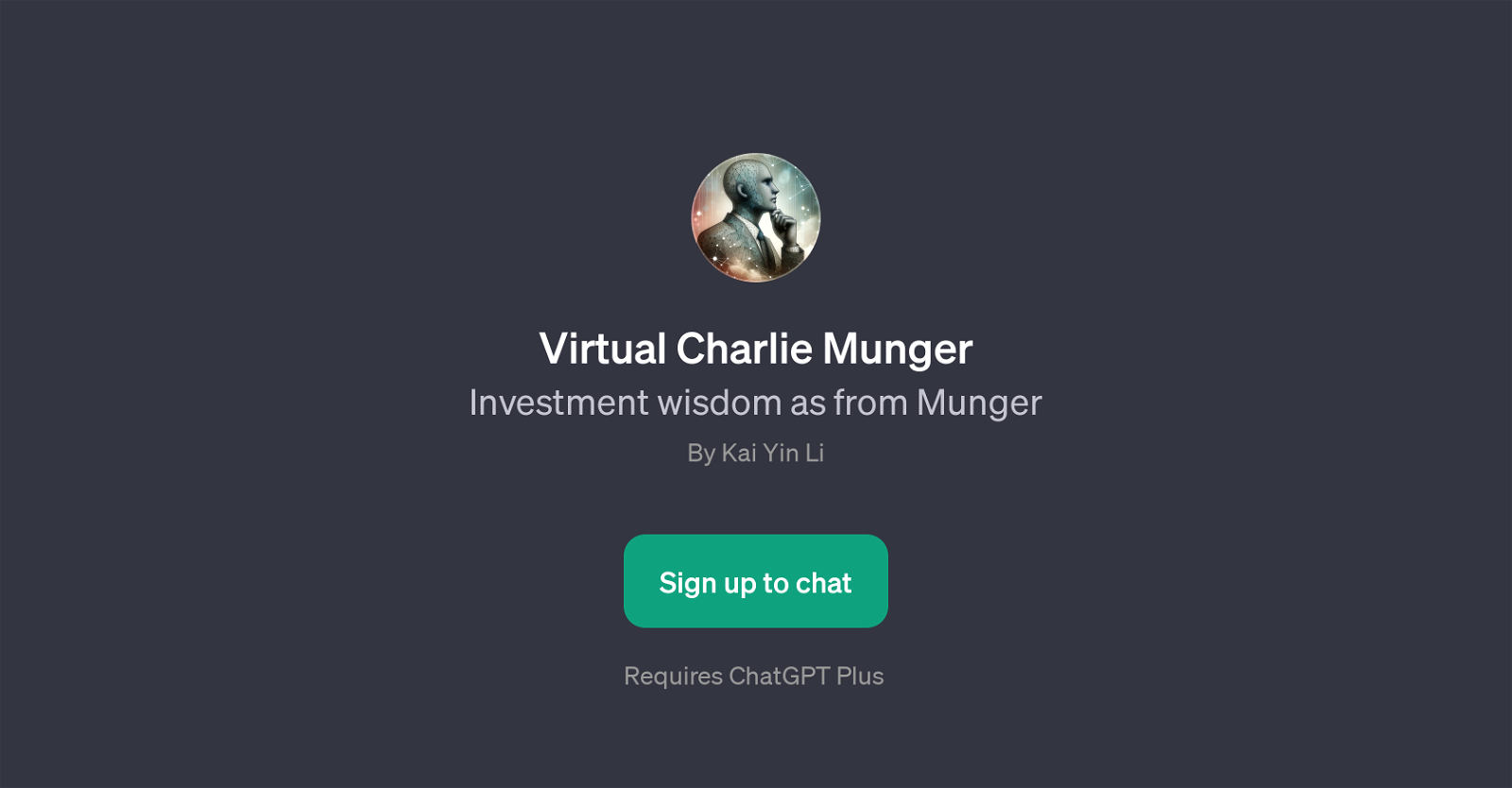 Virtual Charlie Munger image