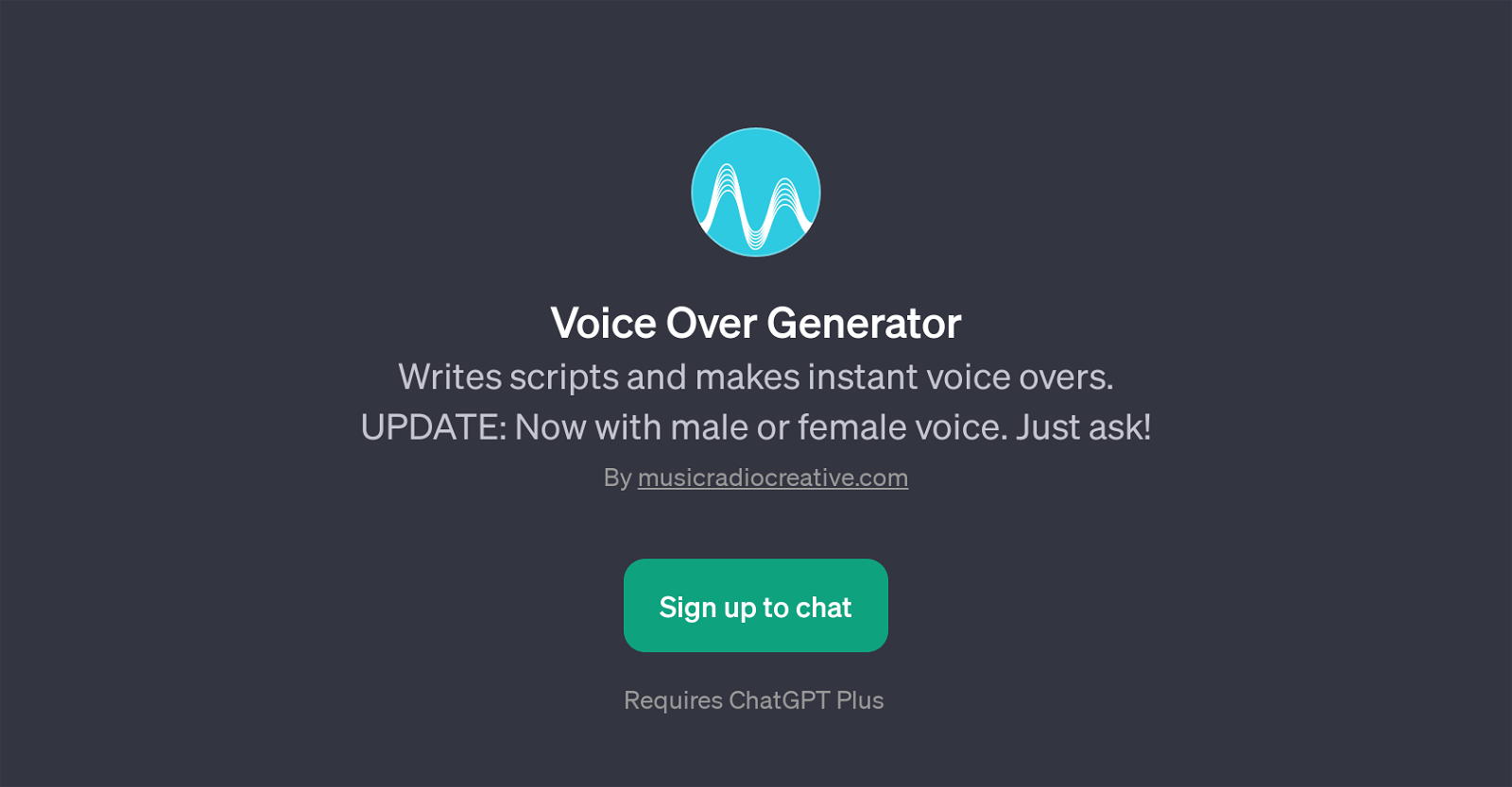 Voice Over Generator image