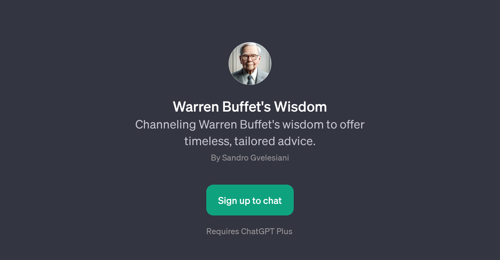 Warren Buffet's Wisdom image