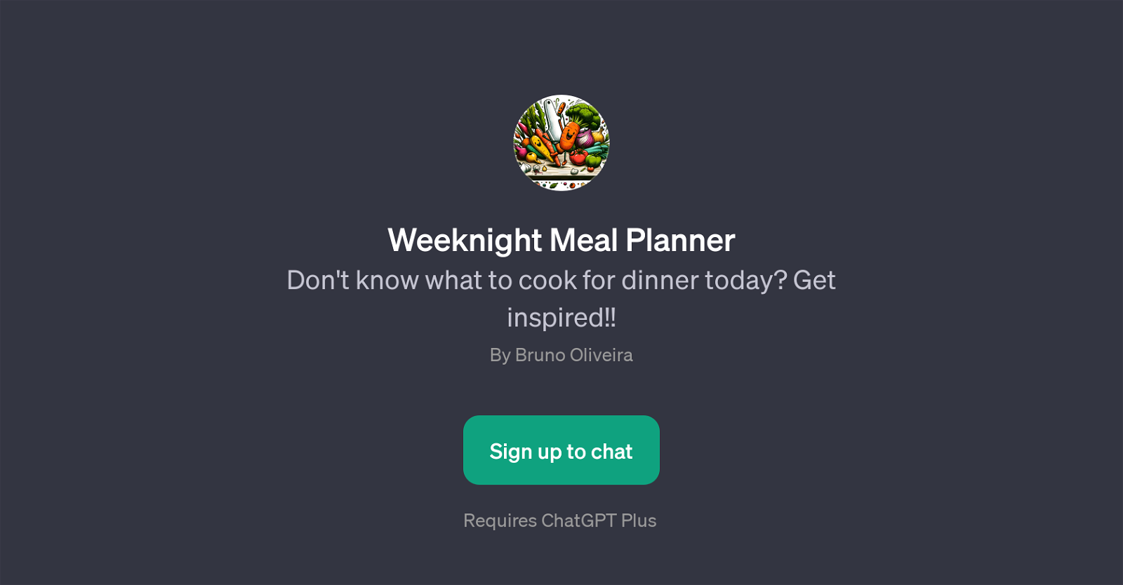 Weeknight Meal Planner image