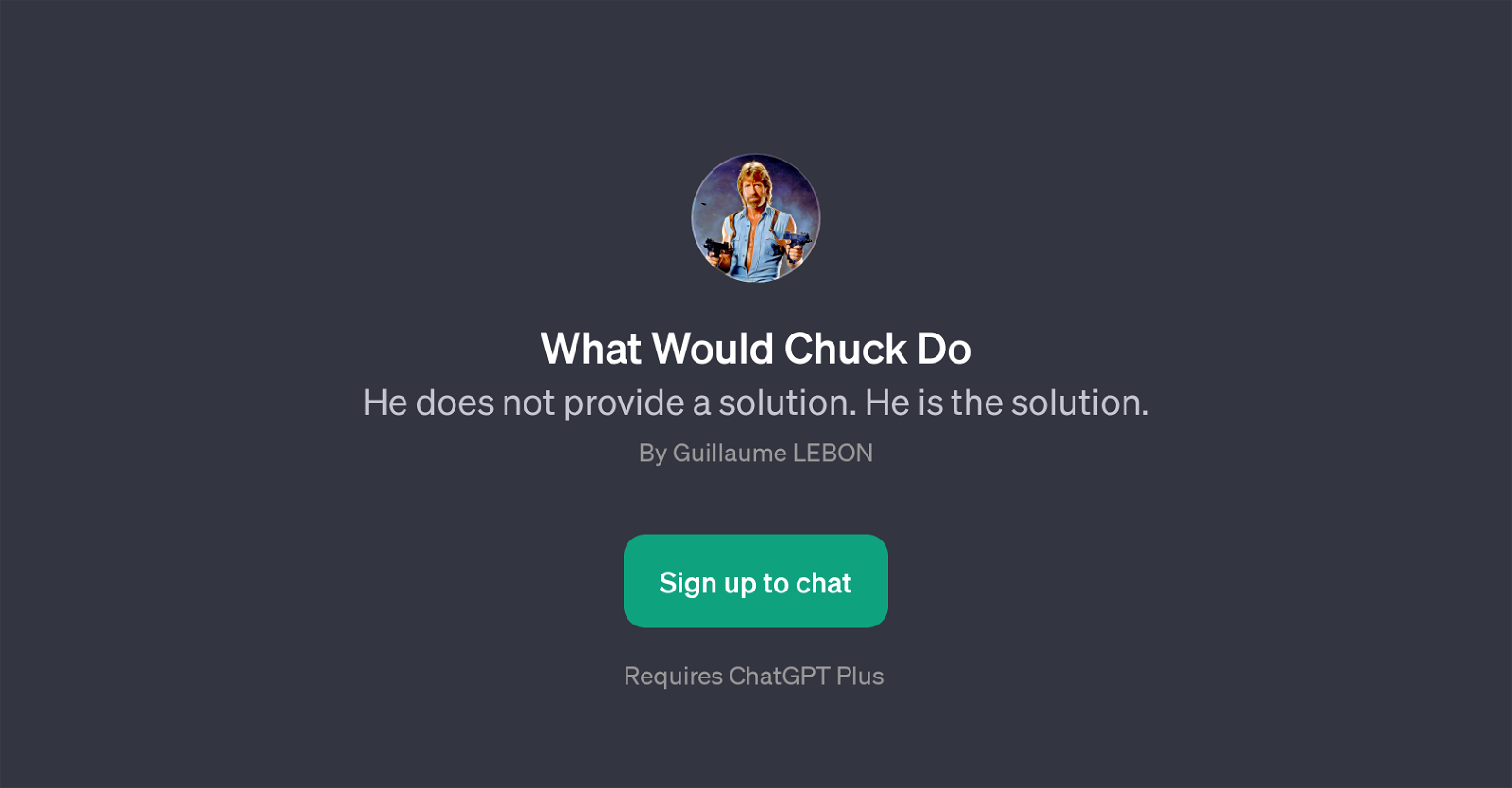 What Would Chuck Do image