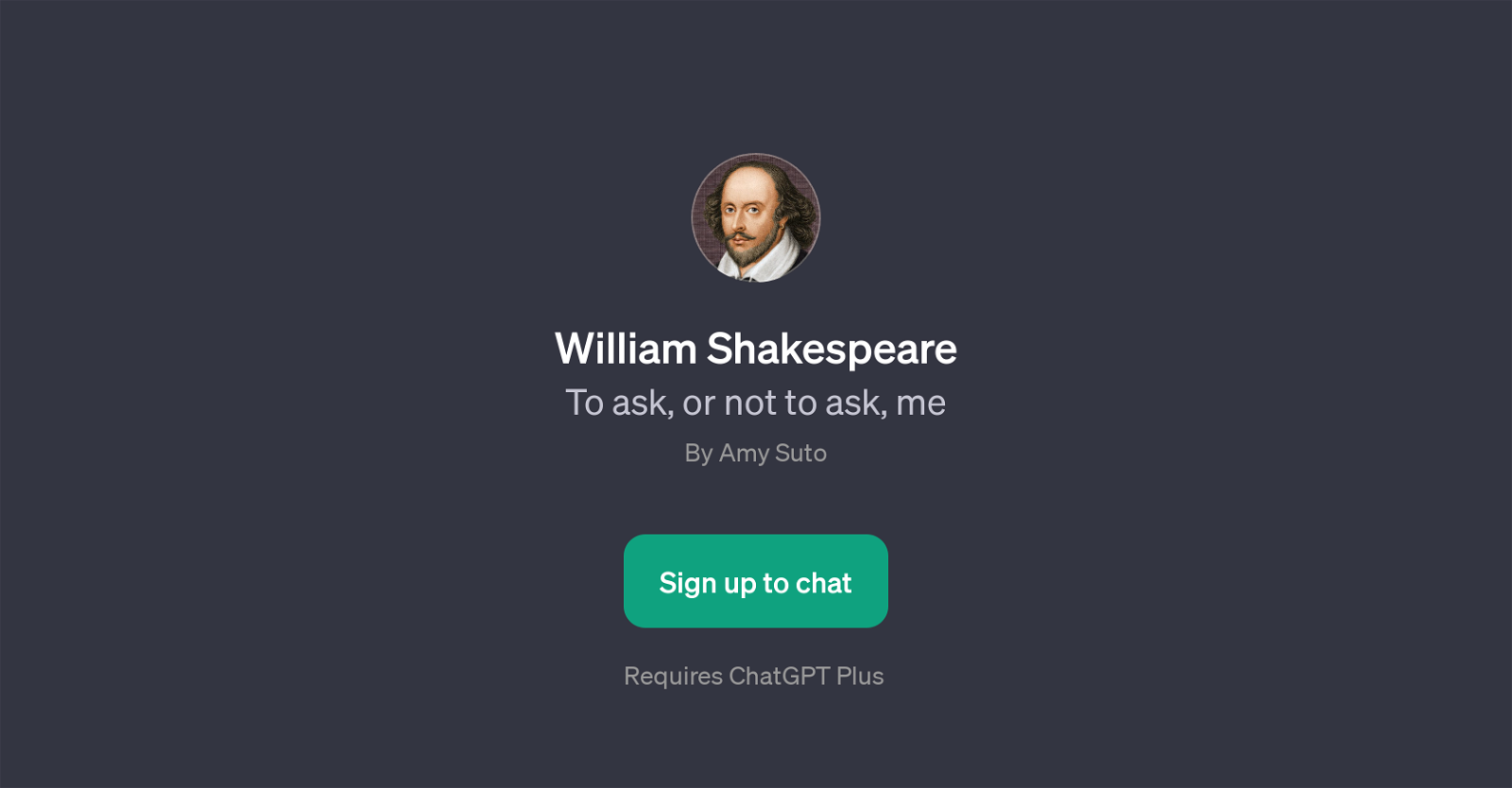 William Shakespeare GPT image