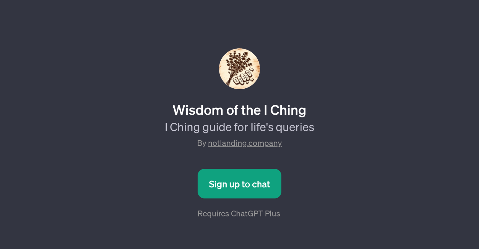 Wisdom of the I Ching image