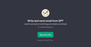 Write and send email from GPT