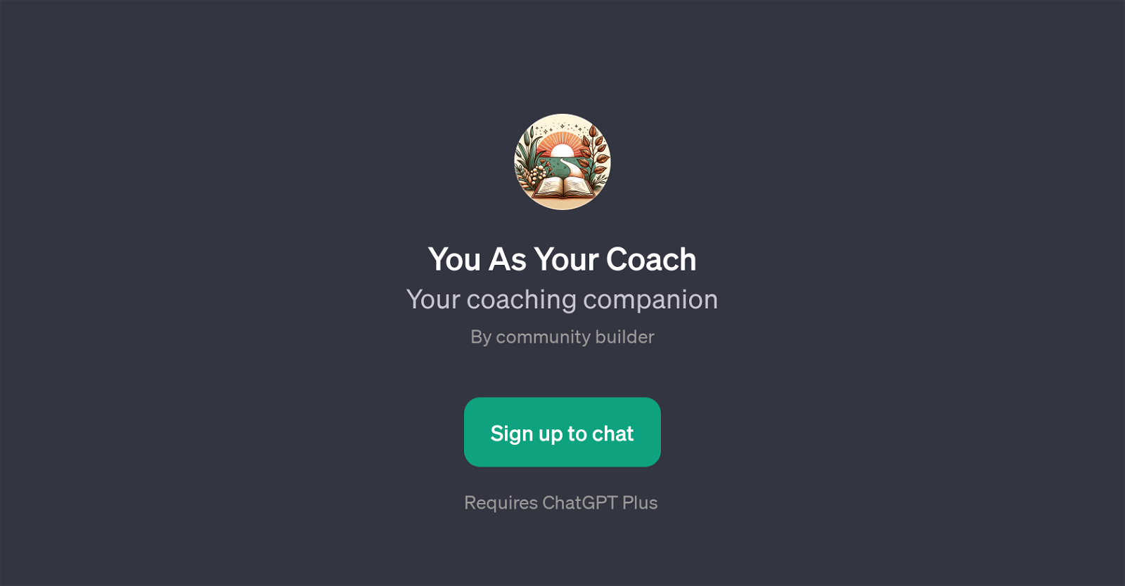 You As Your Coach image