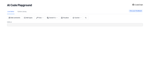 AI Code Playground