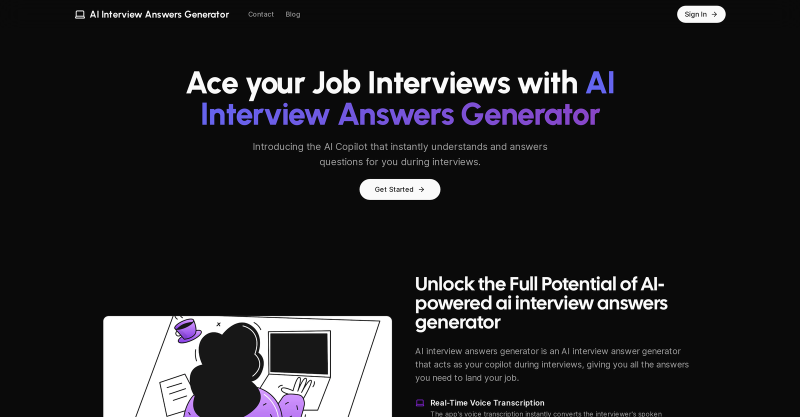 AI Interview Answers Generator image