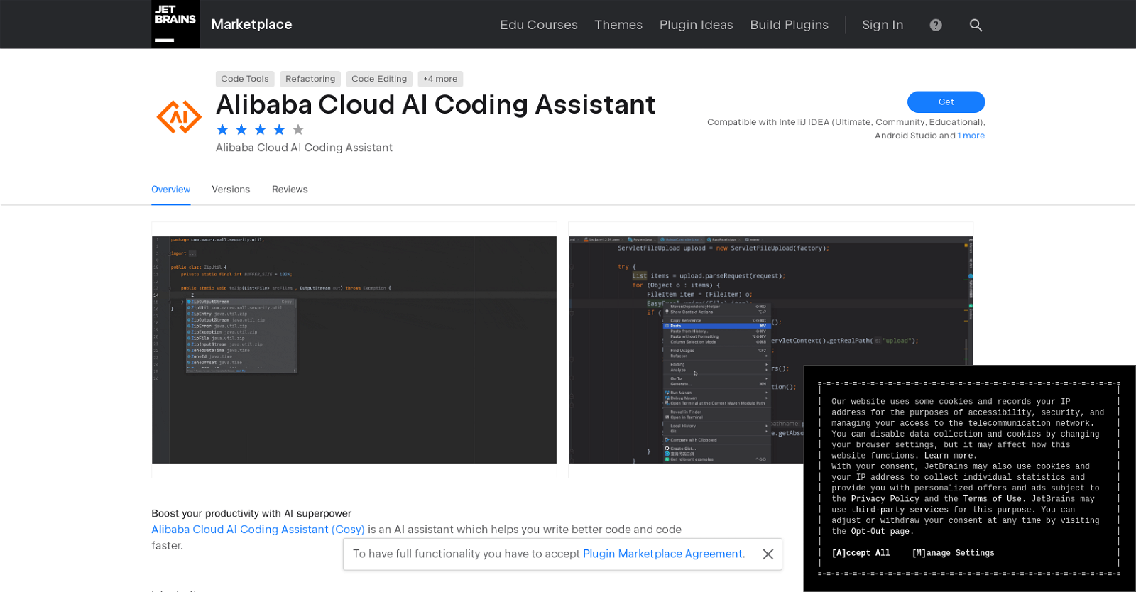 Alibaba coding assistant image