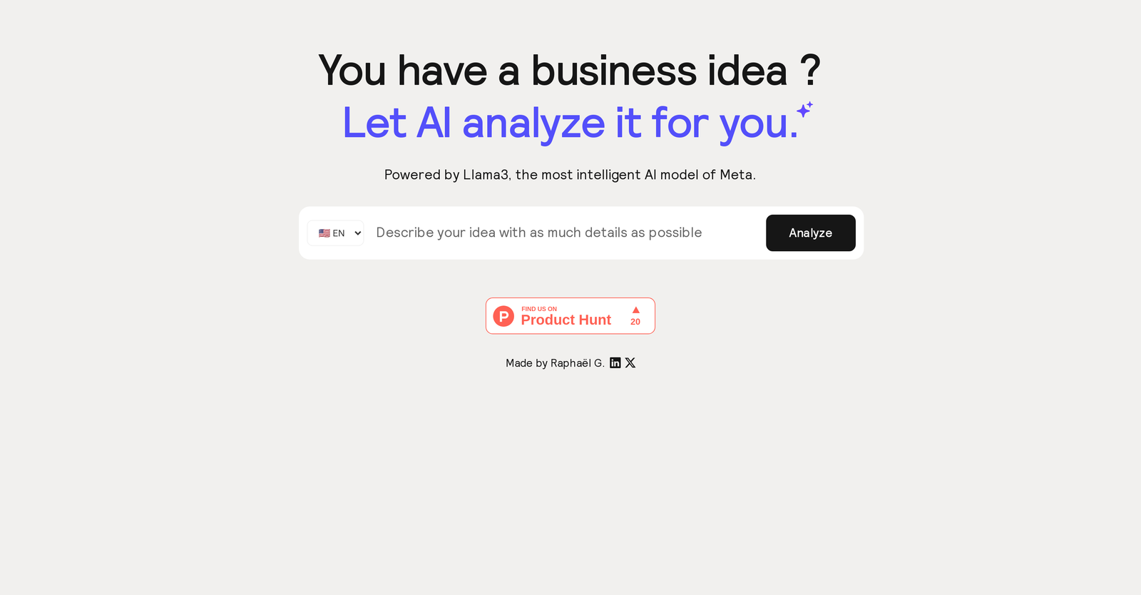 Analyze My Business Idea image