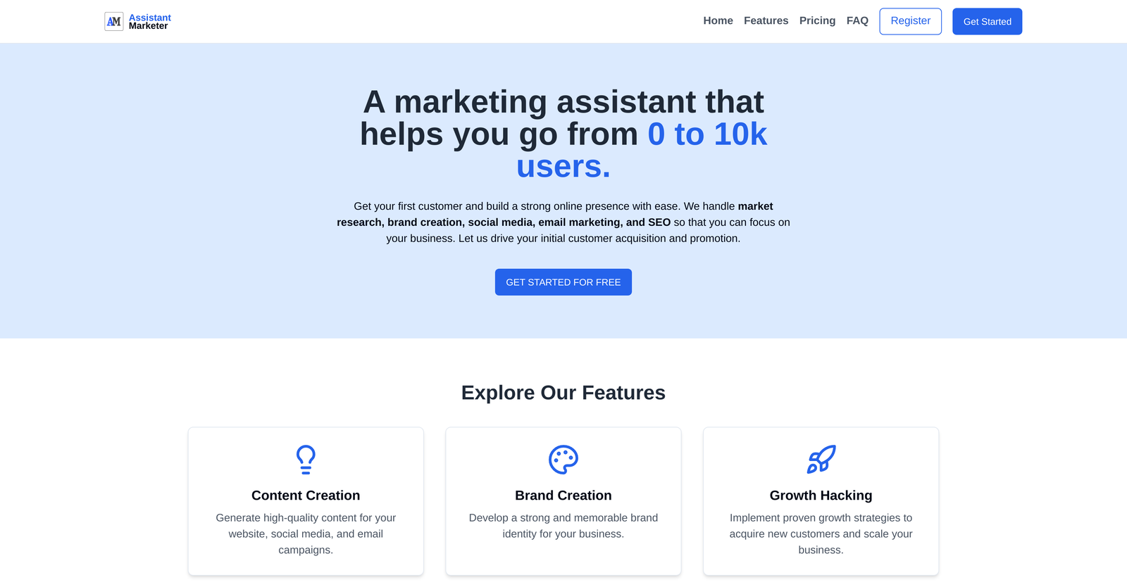 Assistant Marketer image