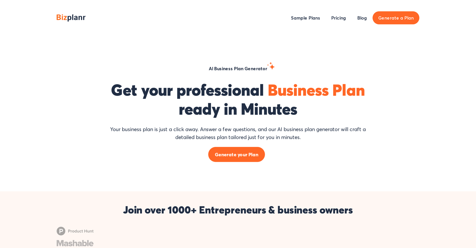 Bizplanr image