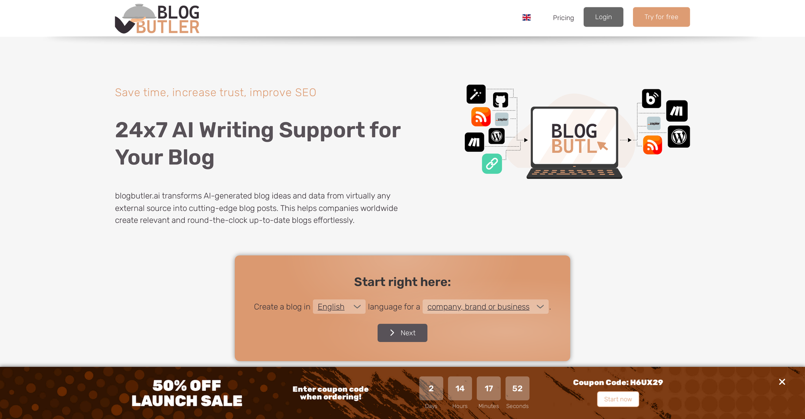 BlogButler image