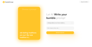 Bumble prompts