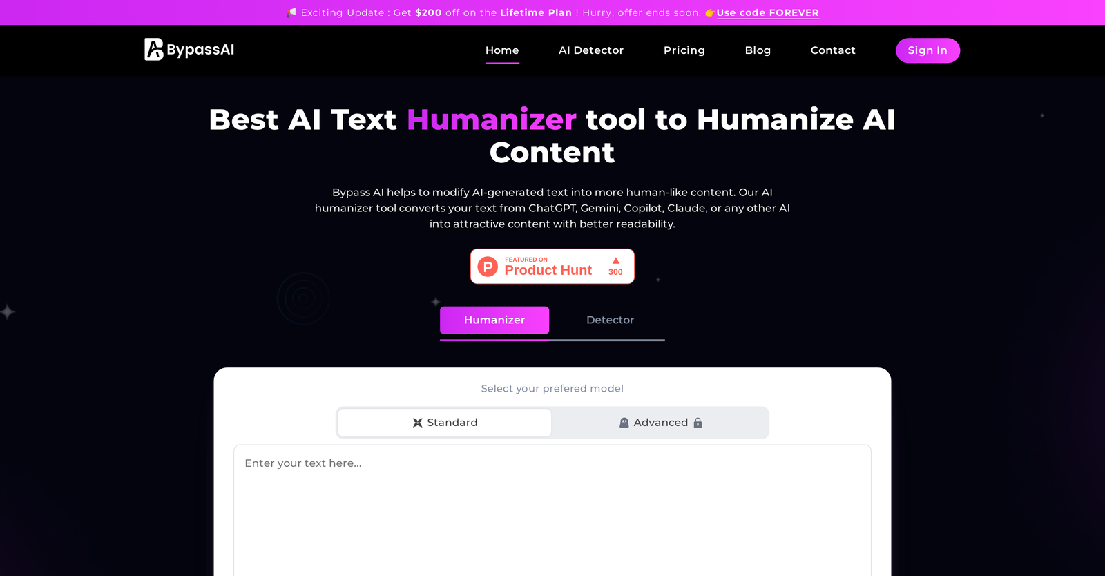 Bypass AI Humanizer image