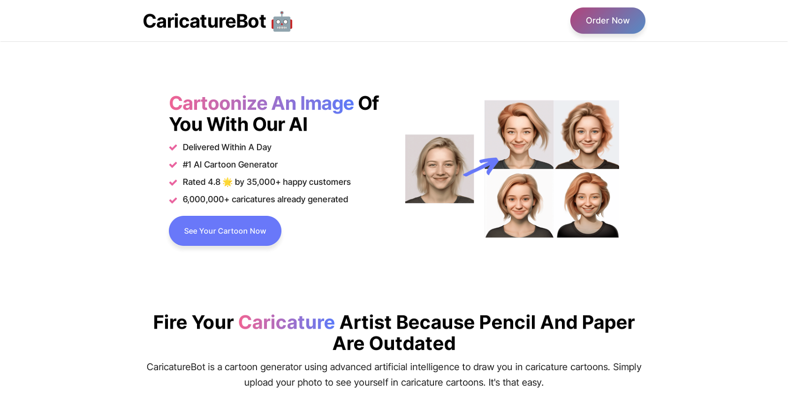 Caricature Bot image