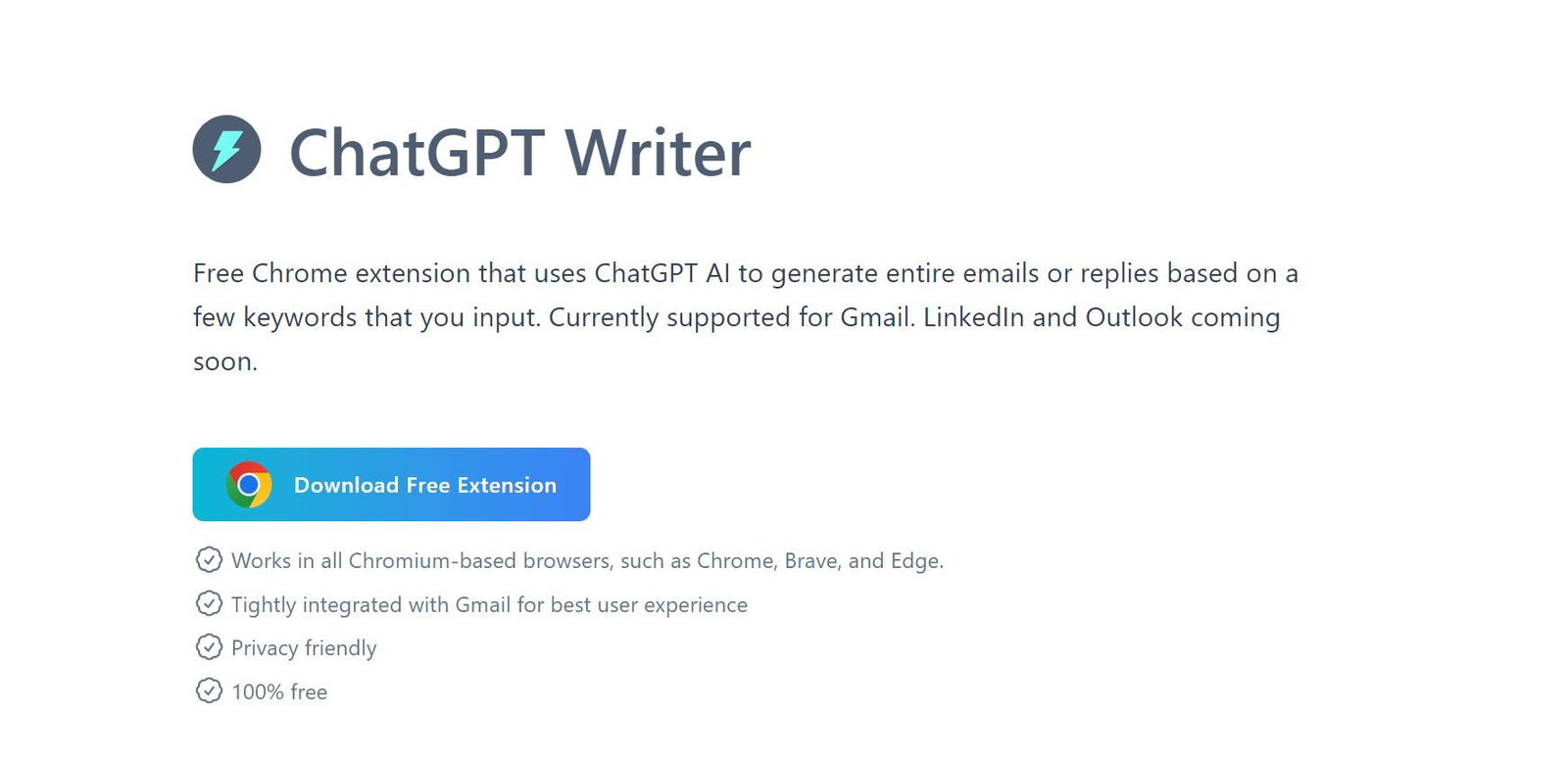 ChatGPT Writer image