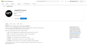 ChatGPT for Excel