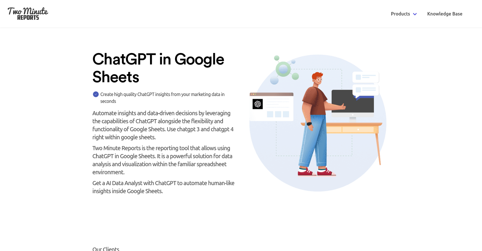 ChatGPT in Google Sheets image