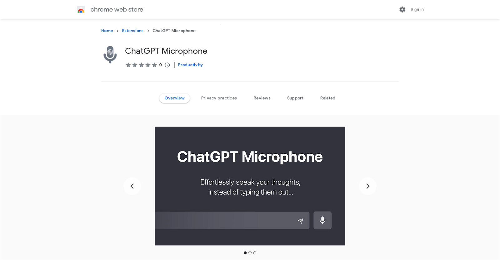 ChatGPT Microphone image