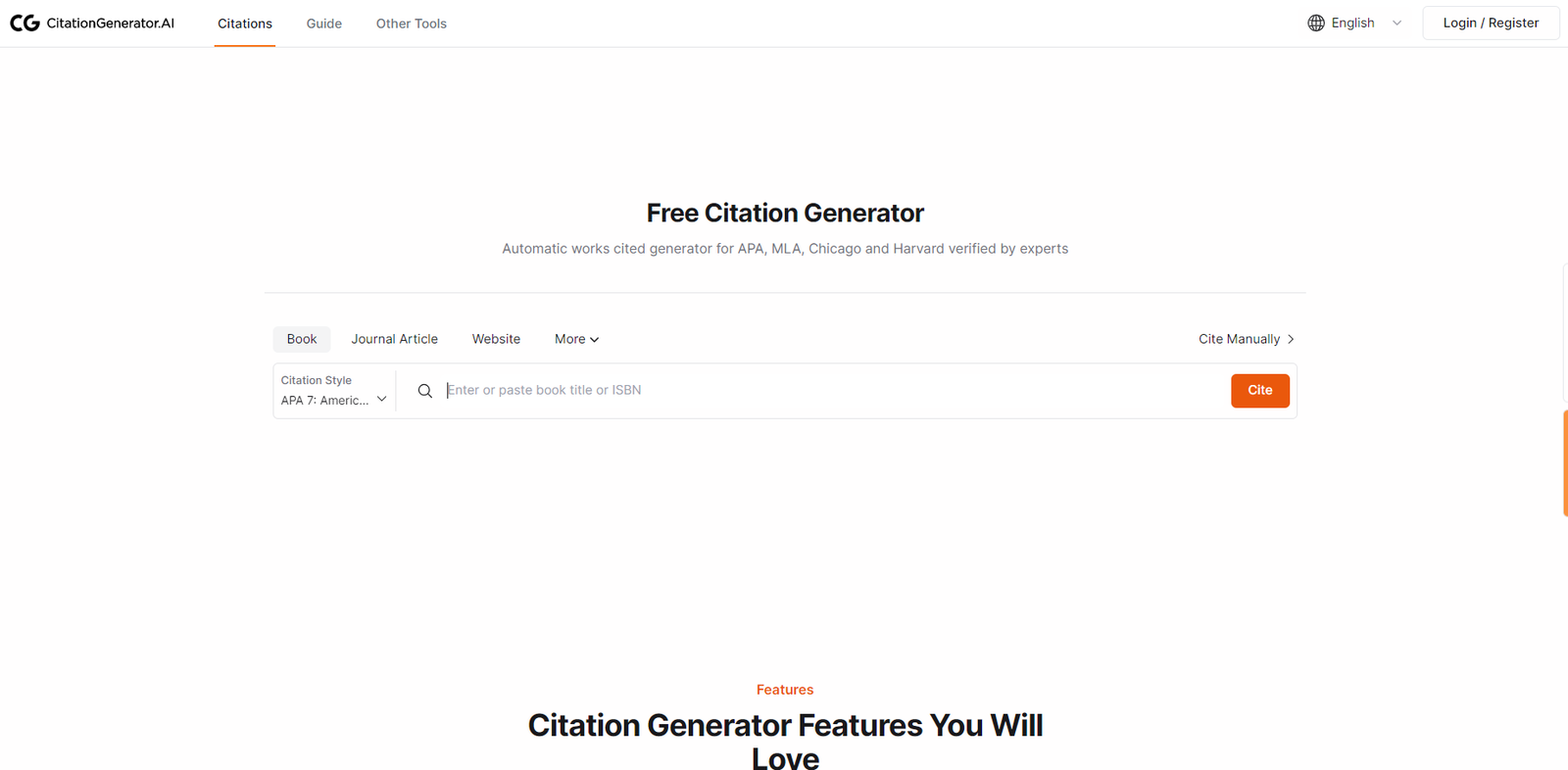 CitationGeneratorAI image