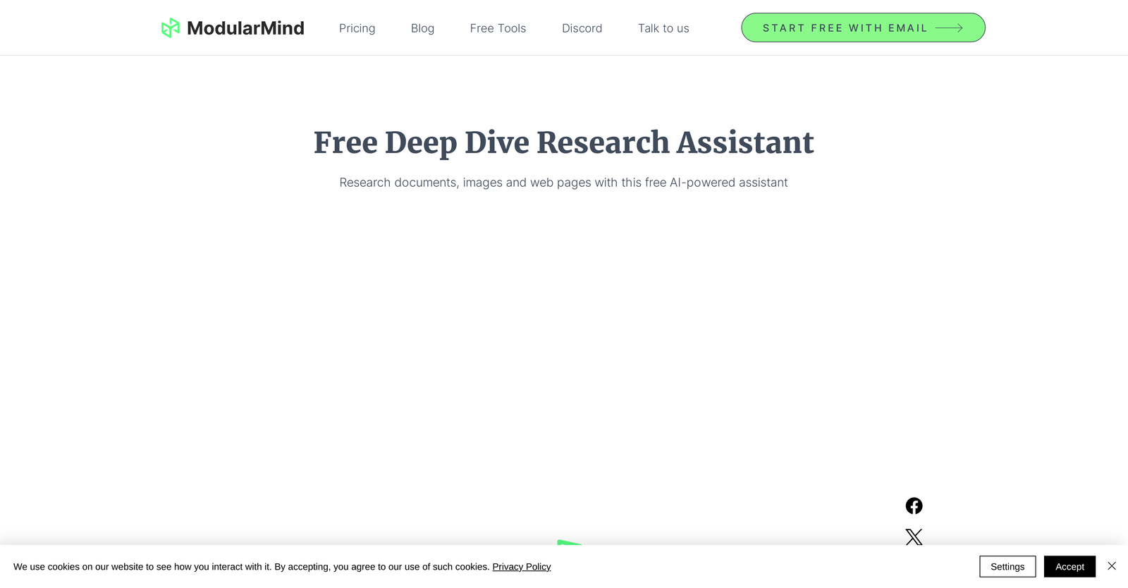 Deep Dive Research Assistant image