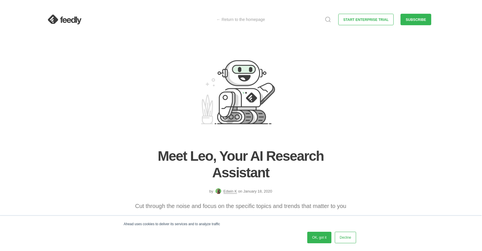 Feedly Leo image