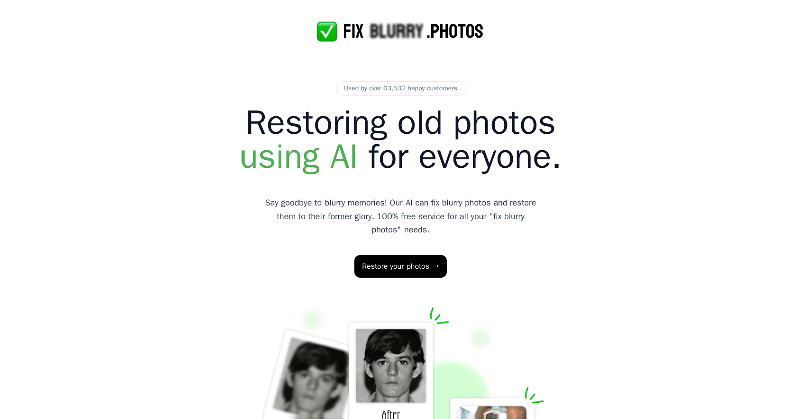 Fix Blurry Photos image