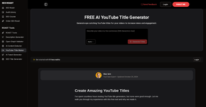 FREE AI YouTube Title Generator