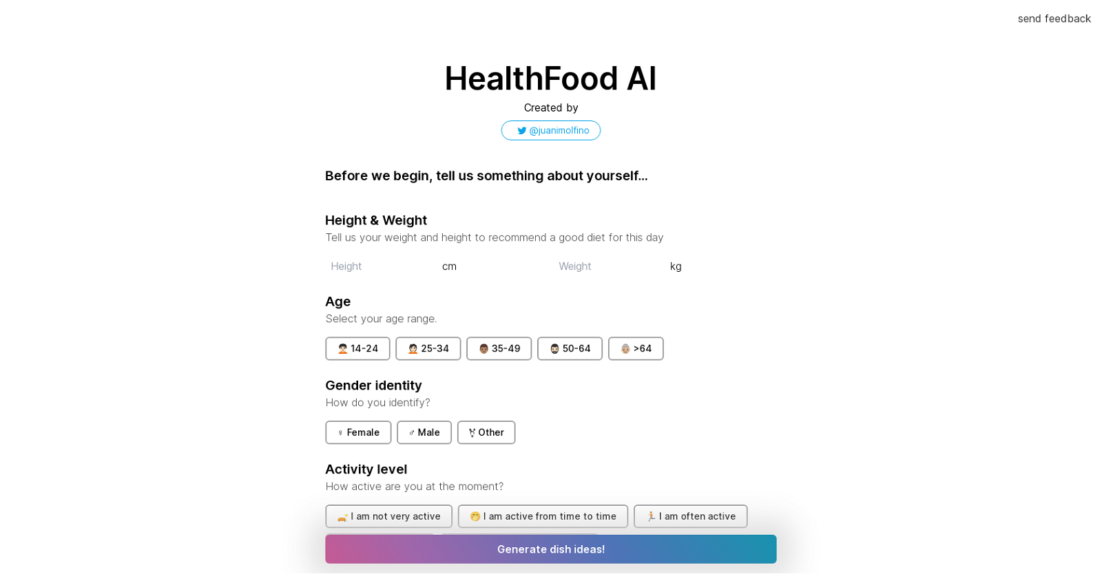 HealthFood AI image