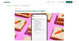 Instacart ChatGPT plugin