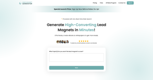 Lead Magnet Generator