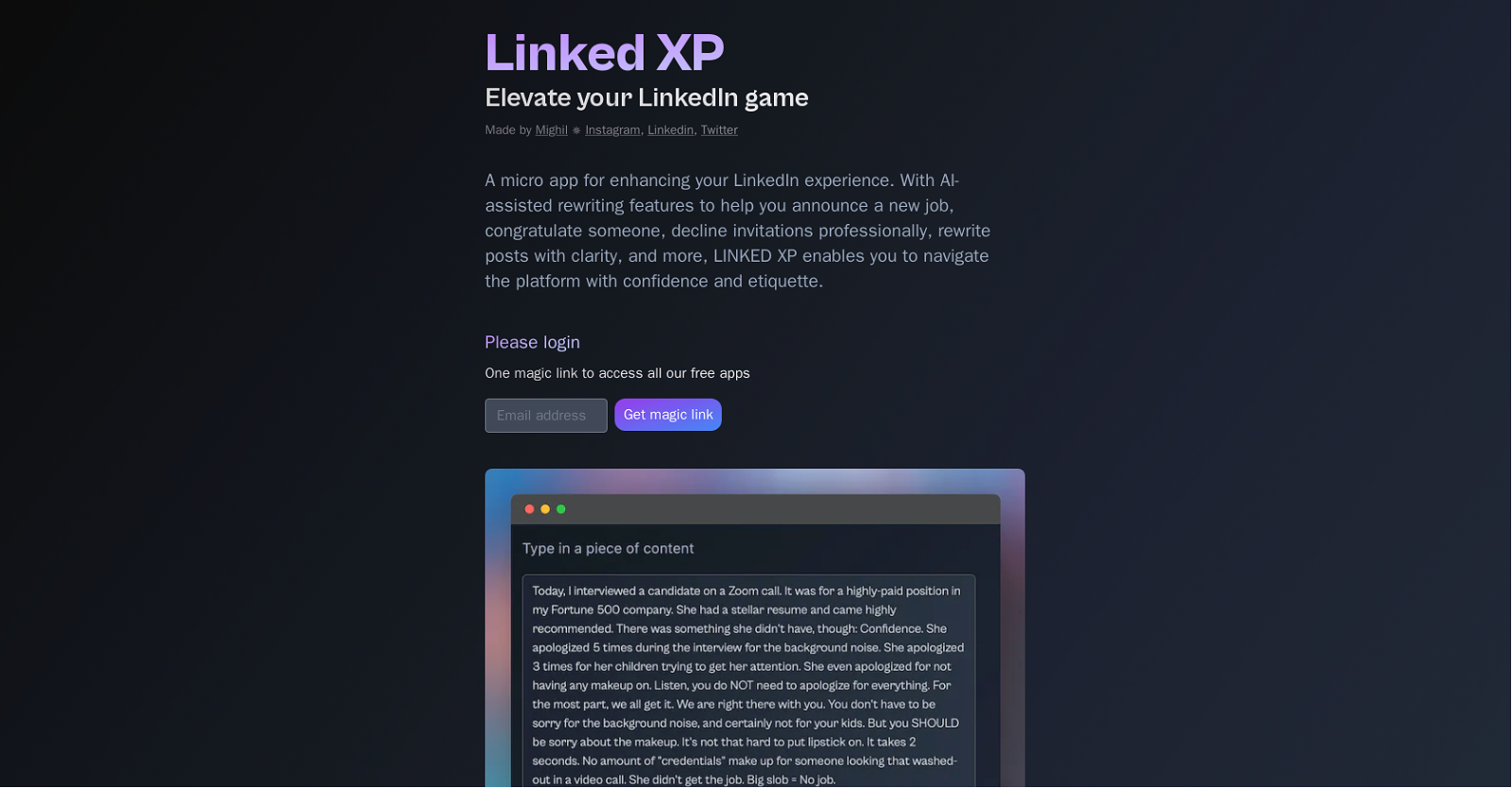 Linked XP image