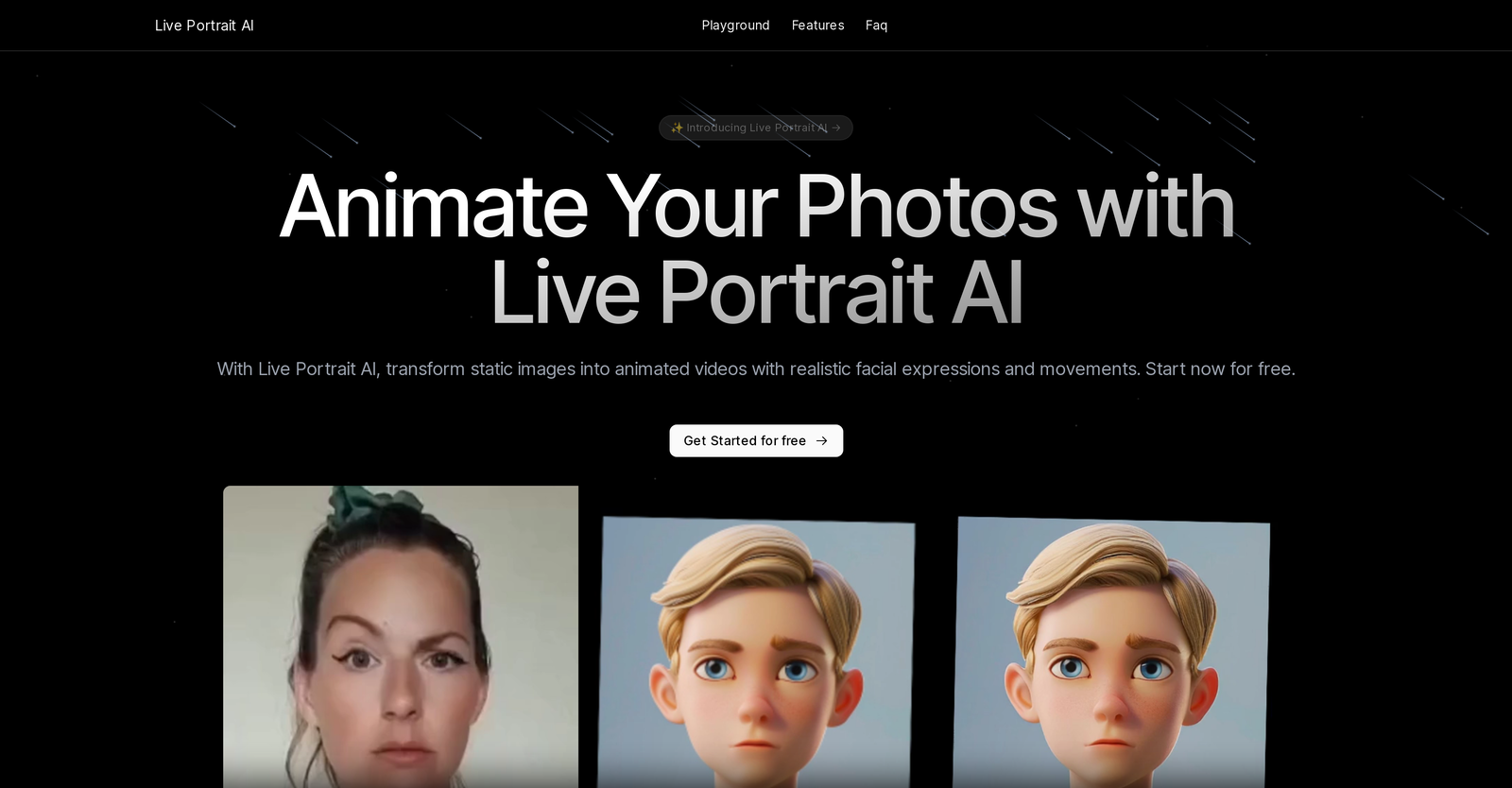 Live Portrait AI image