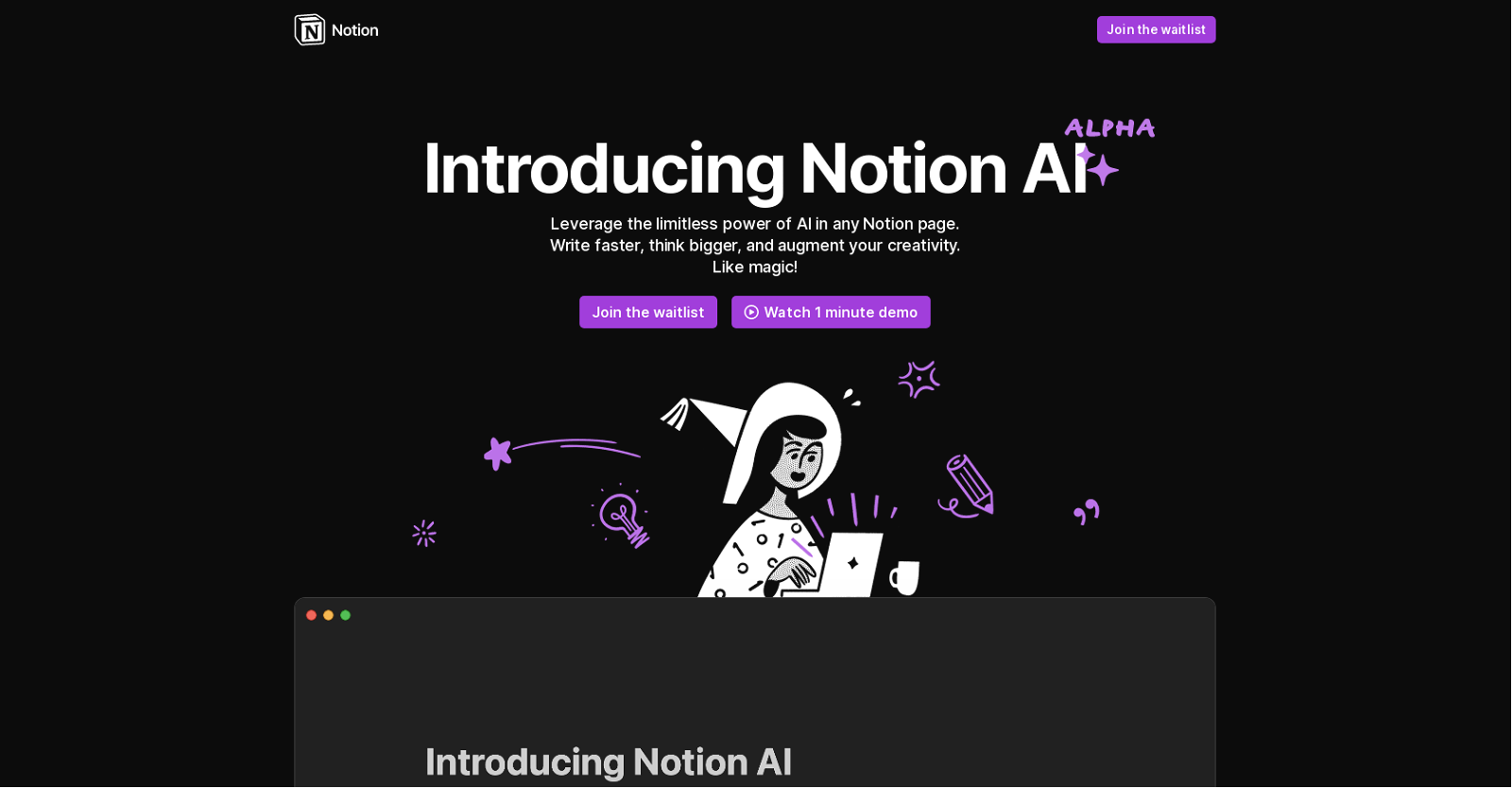 Notion AI image