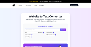 PandaExtract Website to Text Converter