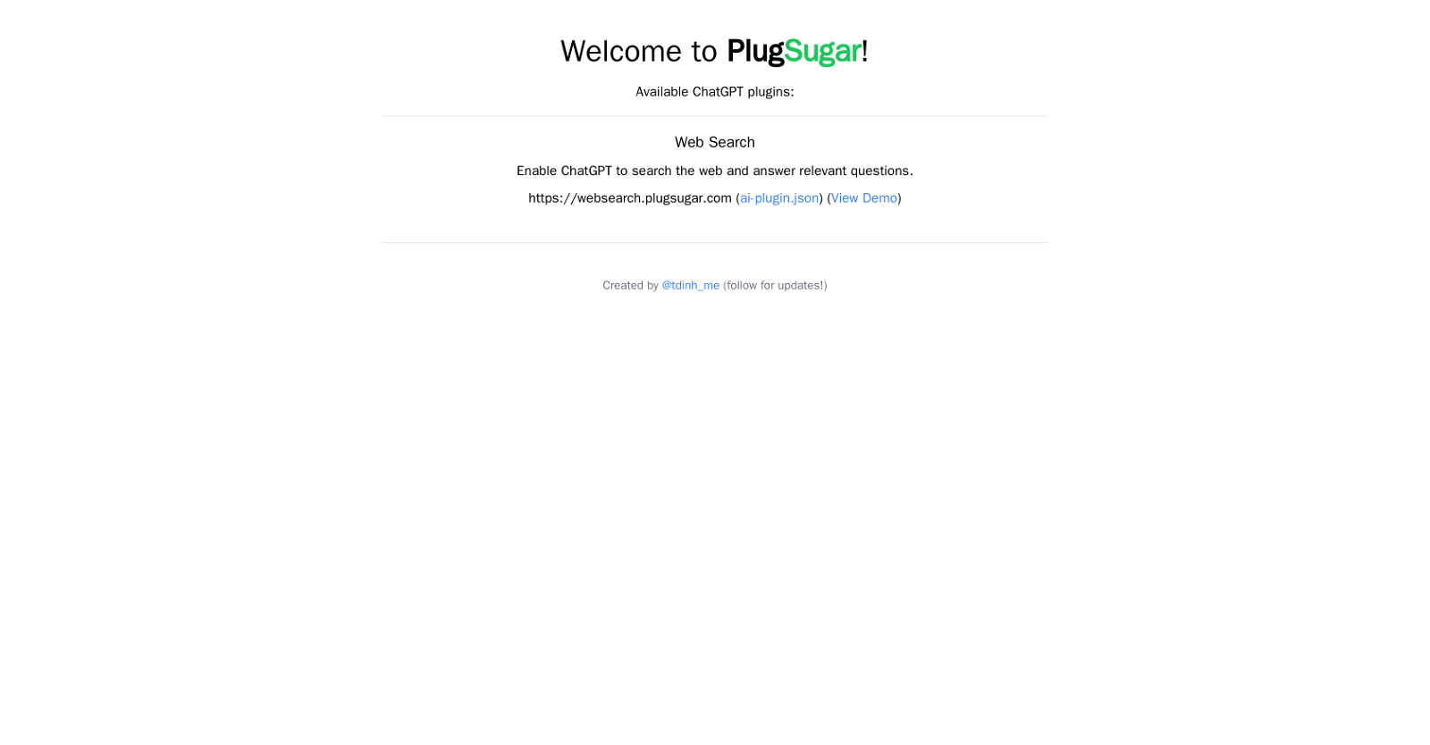 PlugSugar image