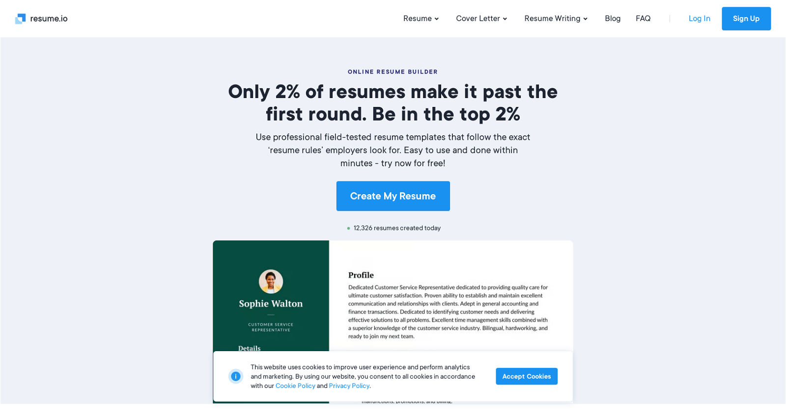 Resume.io image