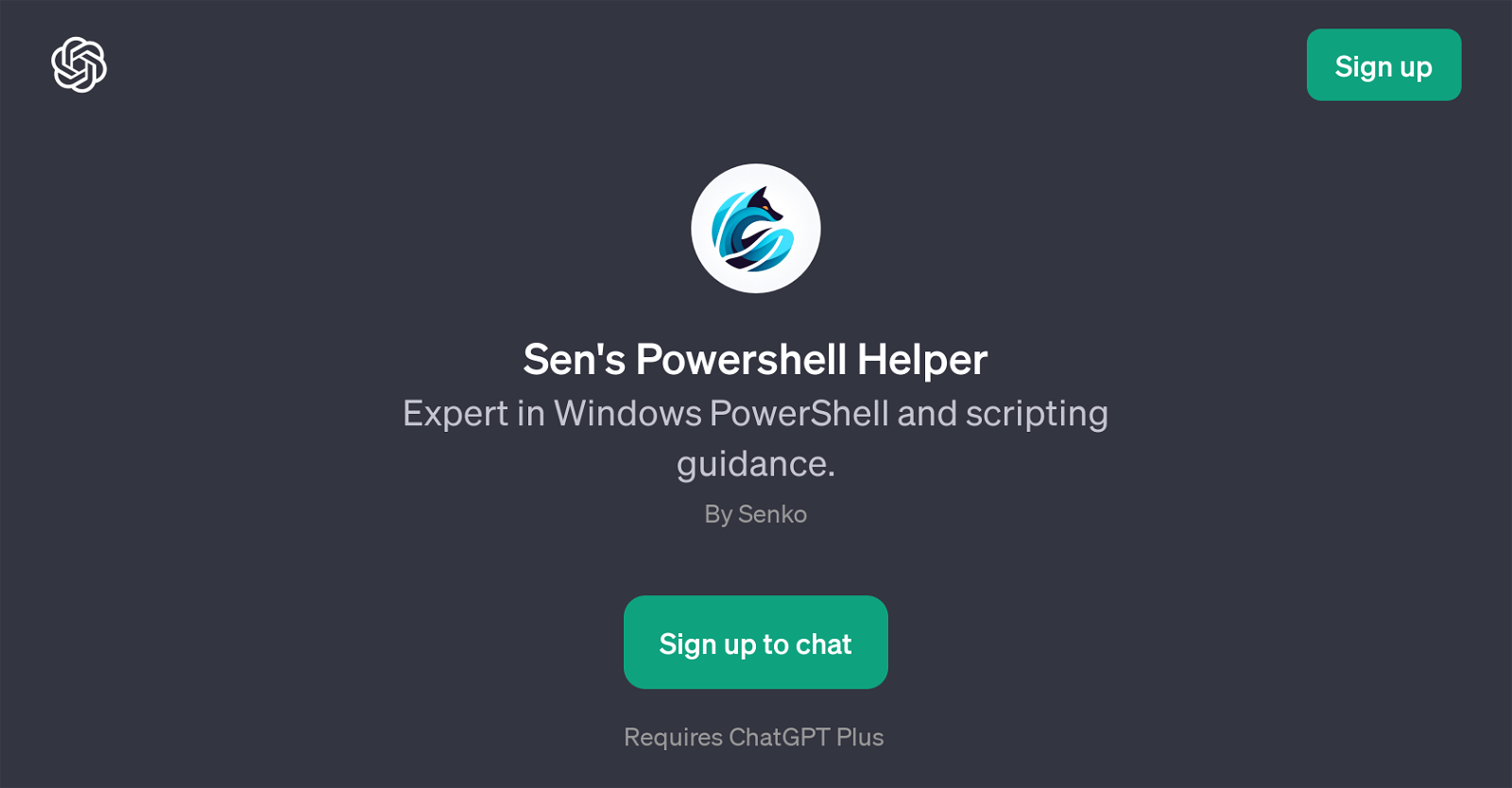 Sen's Powershell Helper GPT image