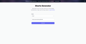 Shorts Generator