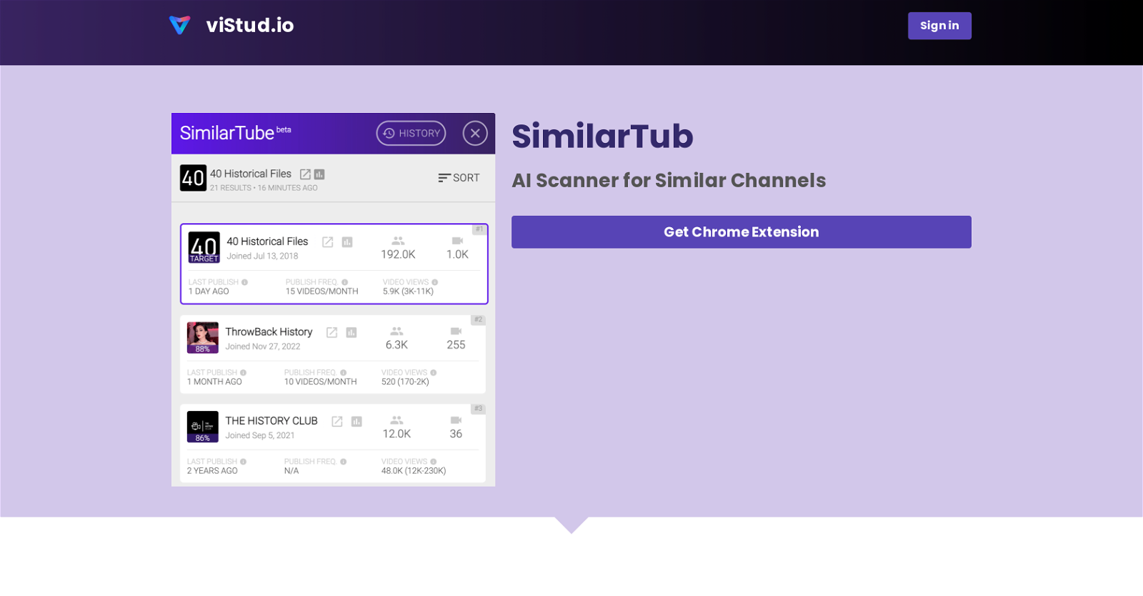 SimilarTube image