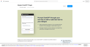 Simple ChatGPT Plugin