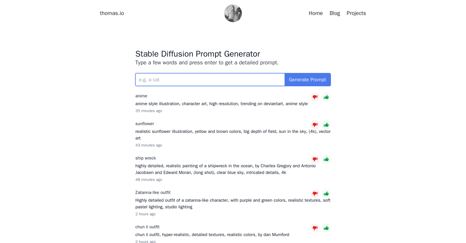 Stable Diffusion Prompt Generator image